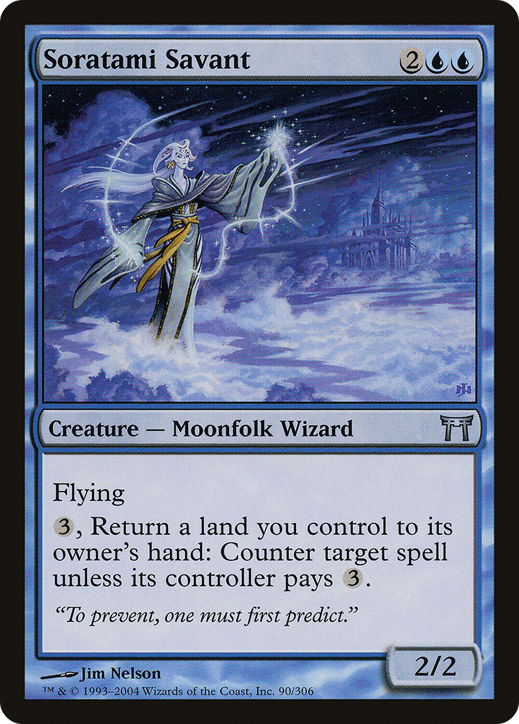 Soratami Savant (CHK-090) - Champions of Kamigawa - Premium MTG Single from Wizards of the Coast - Just $0.08! Shop now at Game Crave Tournament Store