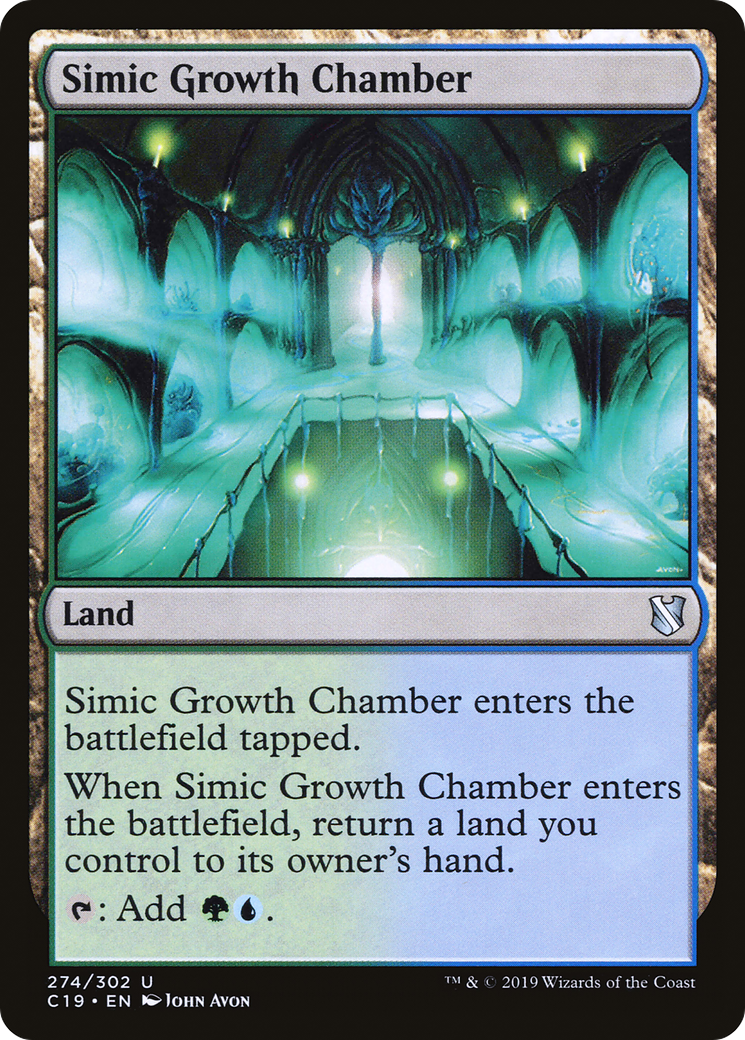 Simic Growth Chamber (C19-274) - Commander 2019 - Premium MTG Single from Wizards of the Coast - Just $0.08! Shop now at Game Crave Tournament Store