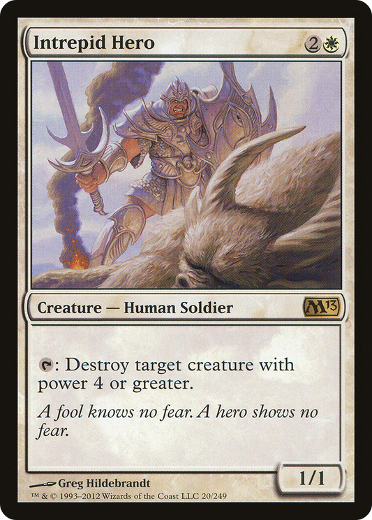 Intrepid Hero (M13-020) - Magic 2013 - Premium MTG Single from Wizards of the Coast - Just $0.25! Shop now at Game Crave Tournament Store