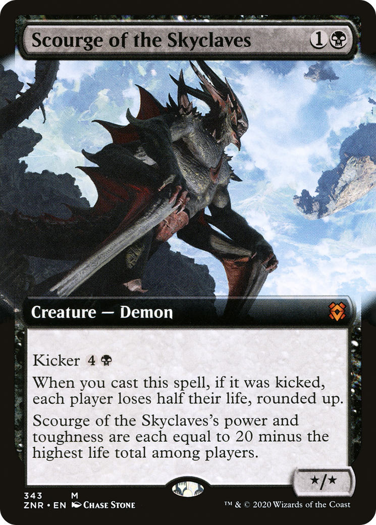 Scourge of the Skyclaves (ZNR-343) - Zendikar Rising: (Extended Art) Foil - Premium MTG Single from Wizards of the Coast - Just $0.34! Shop now at Game Crave Tournament Store