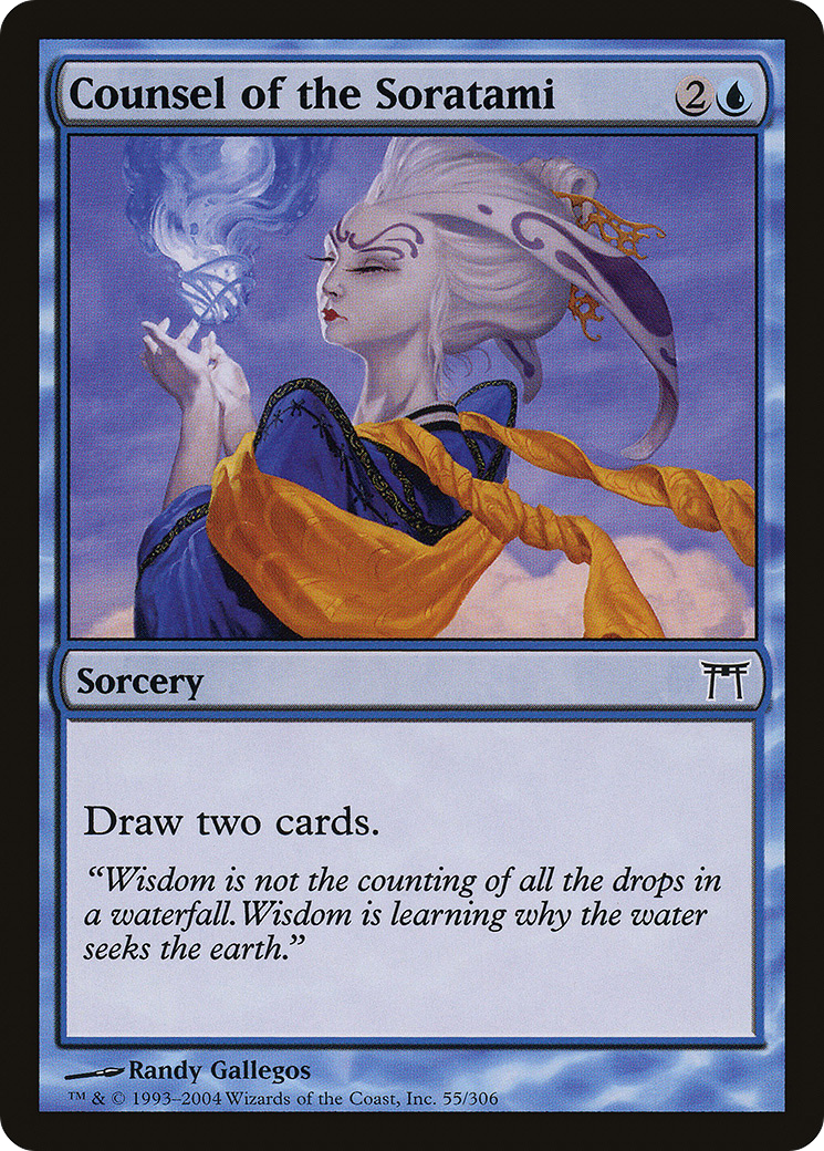Counsel of the Soratami (CHK-055) - Champions of Kamigawa - Premium MTG Single from Wizards of the Coast - Just $0.08! Shop now at Game Crave Tournament Store