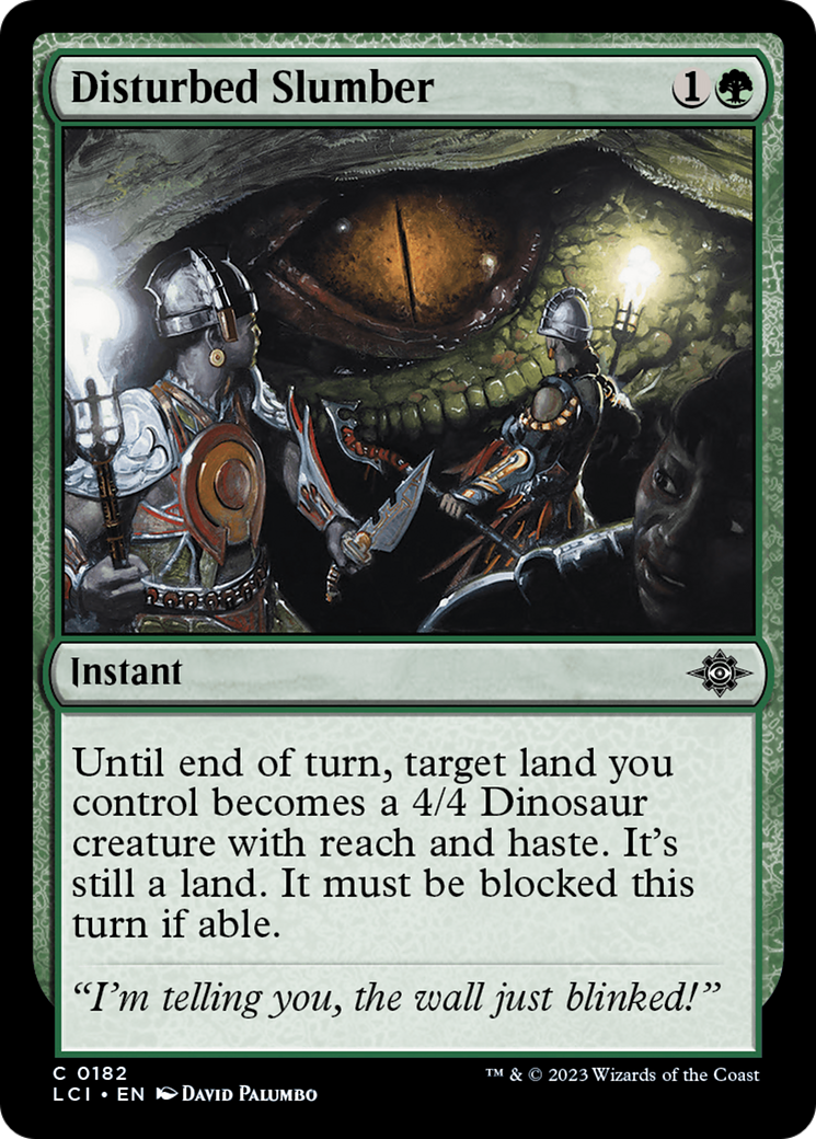 Disturbed Slumber (LCI-182) - The Lost Caverns of Ixalan - Premium MTG Single from Wizards of the Coast - Just $0.08! Shop now at Game Crave Tournament Store