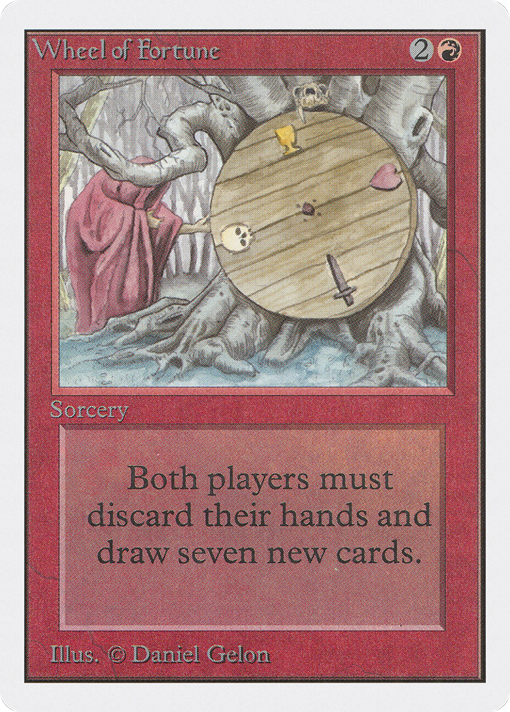 Wheel of Fortune (2ED-184) - Unlimited Edition - Premium MTG Single from Wizards of the Coast - Just $559.99! Shop now at Game Crave Tournament Store
