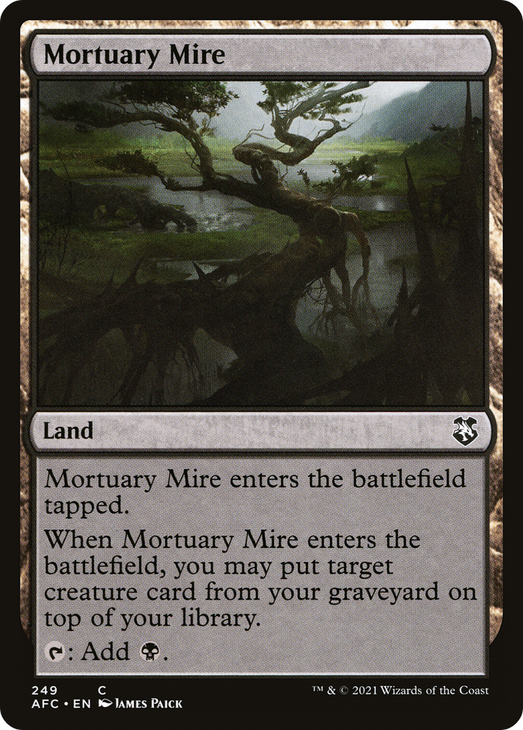 Mortuary Mire (AFC-249) - Forgotten Realms Commander - Premium MTG Single from Wizards of the Coast - Just $1.63! Shop now at Game Crave Tournament Store