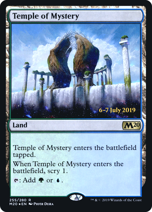Temple of Mystery (PM20-255S) - Core Set 2020 Promos Foil - Premium MTG Single from Wizards of the Coast - Just $0.38! Shop now at Game Crave Tournament Store