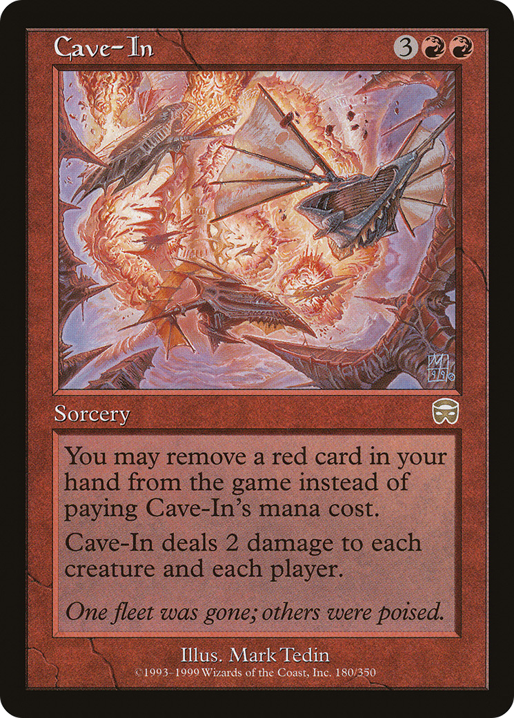 Cave-In (MMQ-180) - Mercadian Masques - Premium MTG Single from Wizards of the Coast - Just $1.42! Shop now at Game Crave Tournament Store