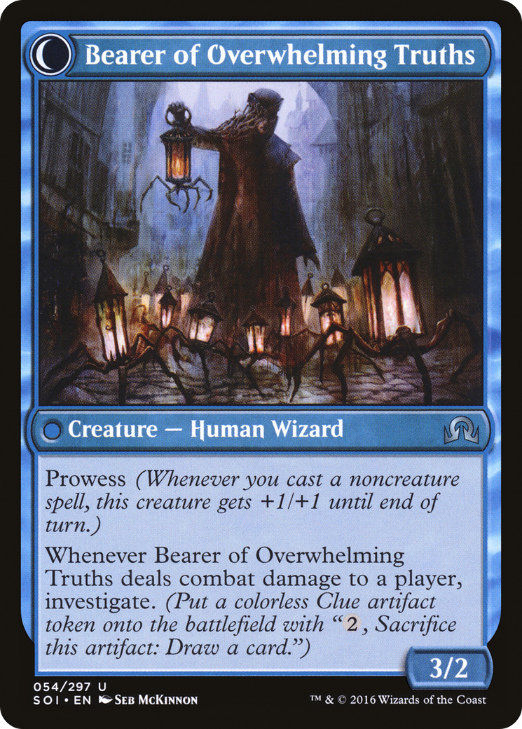 Daring Sleuth // Bearer of Overwhelming Truths (SOI-054) - Shadows over Innistrad: (Double Faced Transform) - Premium MTG Single from Wizards of the Coast - Just $0.25! Shop now at Game Crave Tournament Store