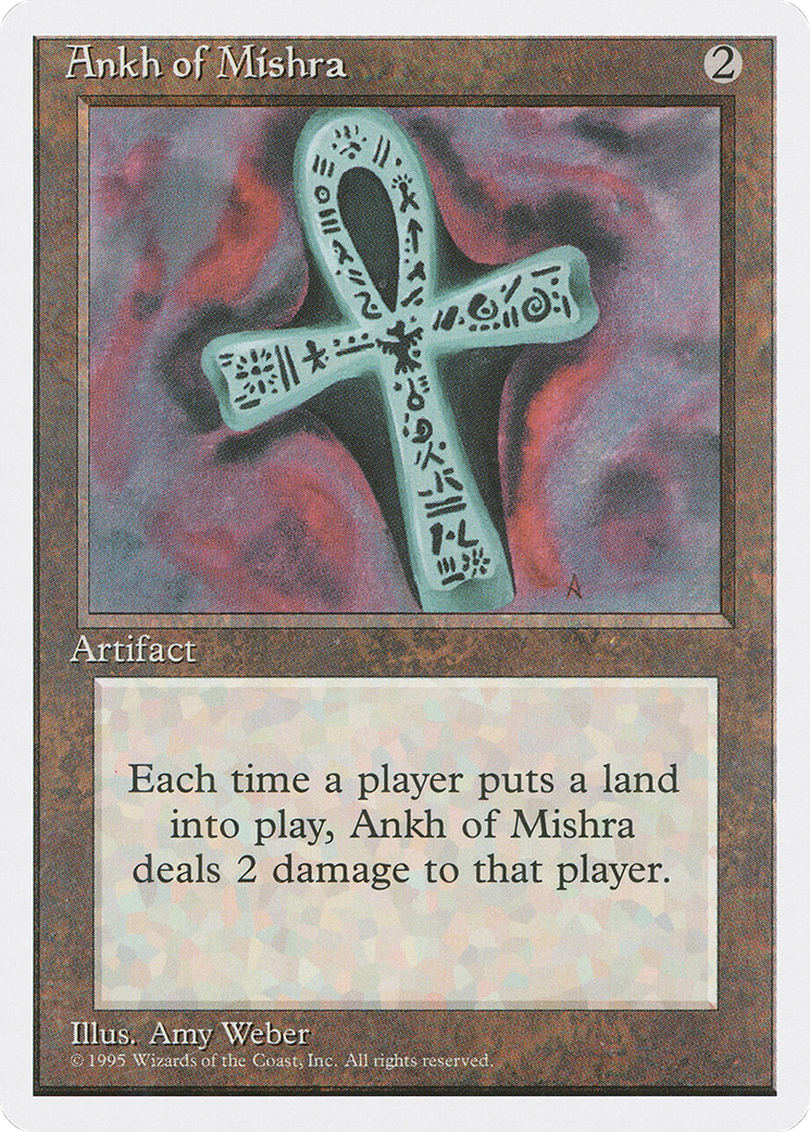 Ankh of Mishra (4ED-294) - Fourth Edition - Premium MTG Single from Wizards of the Coast - Just $1.85! Shop now at Game Crave Tournament Store