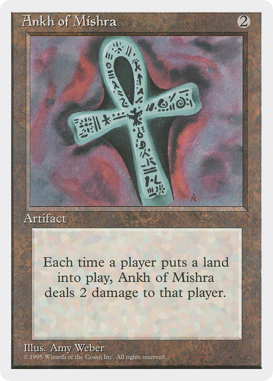 Ankh of Mishra (4ED-294) - Fourth Edition - Premium MTG Single from Wizards of the Coast - Just $1.85! Shop now at Game Crave Tournament Store
