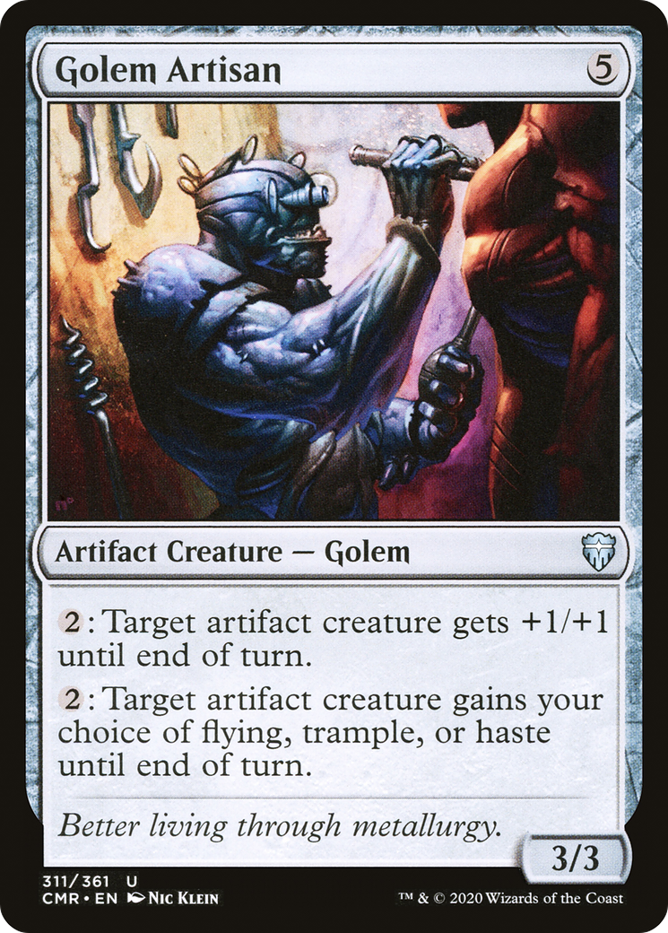 Golem Artisan (CMR-311) - Commander Legends - Premium MTG Single from Wizards of the Coast - Just $0.08! Shop now at Game Crave Tournament Store