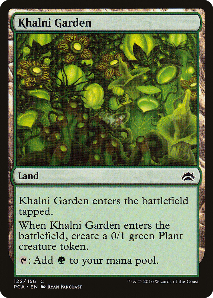 Khalni Garden (PCA-122) - Planechase Anthology - Premium MTG Single from Wizards of the Coast - Just $0.41! Shop now at Game Crave Tournament Store