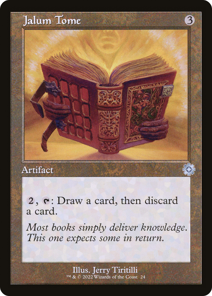 Jalum Tome (BRR-024) - The Brothers' War Retro Artifacts Foil - Premium MTG Single from Wizards of the Coast - Just $0.08! Shop now at Game Crave Tournament Store
