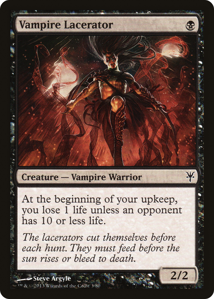 Vampire Lacerator (DDK-003) - Duel Decks: Sorin vs. Tibalt - Premium MTG Single from Wizards of the Coast - Just $0.08! Shop now at Game Crave Tournament Store