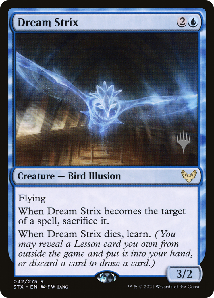 Dream Strix (PSTX-42P) - Strixhaven: School of Mages Promos - Premium MTG Single from Wizards of the Coast - Just $0.08! Shop now at Game Crave Tournament Store