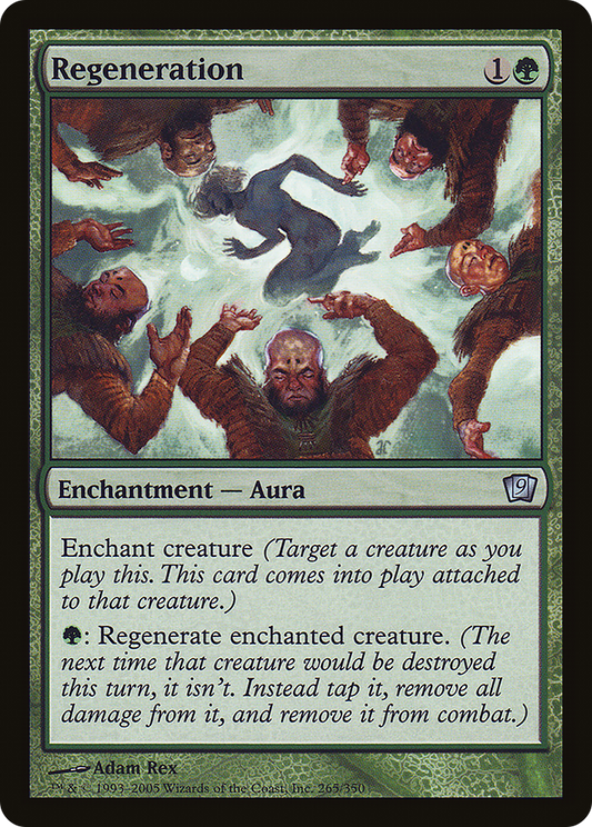 Regeneration (9ED-265★) - Ninth Edition Foil - Premium MTG Single from Wizards of the Coast - Just $0.35! Shop now at Game Crave Tournament Store