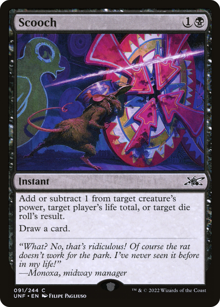 Scooch (UNF-091) - Unfinity - Premium MTG Single from Wizards of the Coast - Just $0.08! Shop now at Game Crave Tournament Store