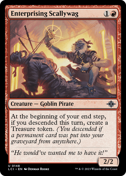 Enterprising Scallywag (LCI-148) - The Lost Caverns of Ixalan - Premium MTG Single from Wizards of the Coast - Just $0.08! Shop now at Game Crave Tournament Store