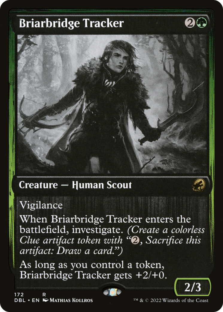 Briarbridge Tracker (DBL-172) - Innistrad: Double Feature Foil - Premium MTG Single from Wizards of the Coast - Just $0.28! Shop now at Game Crave Tournament Store
