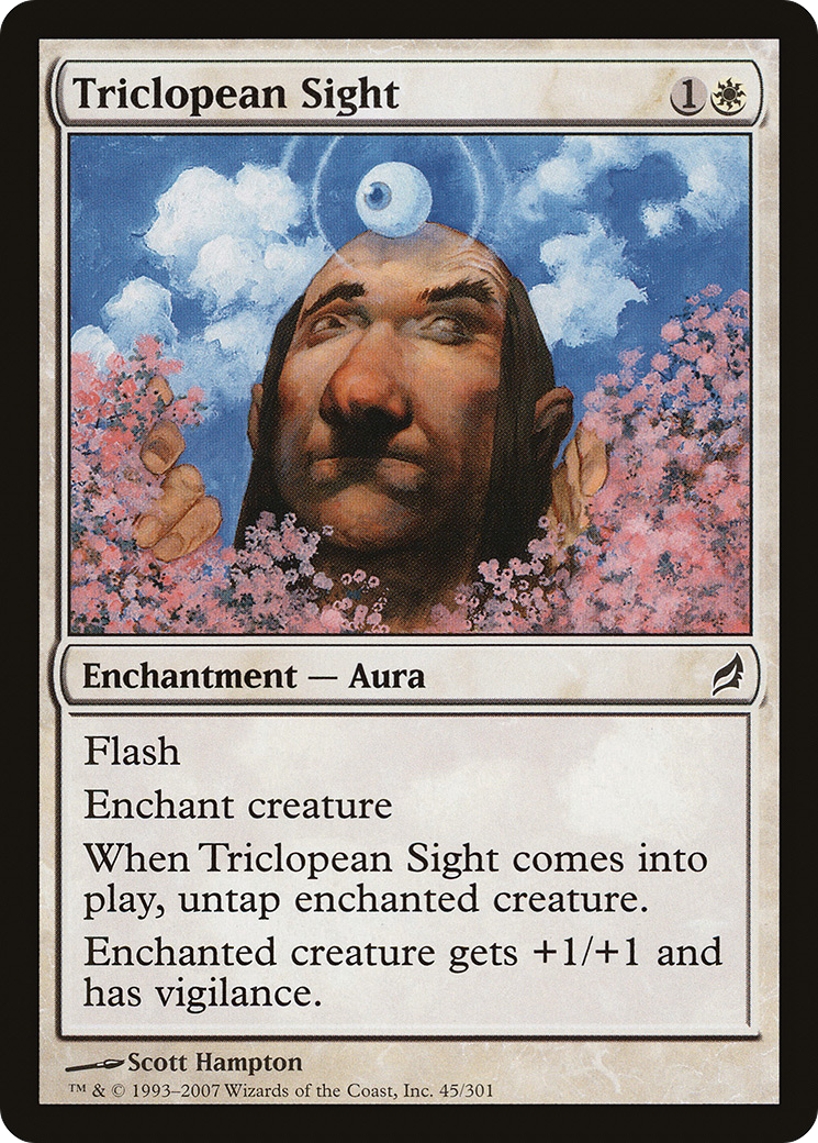 Triclopean Sight (LRW-045) - Lorwyn Foil - Premium MTG Single from Wizards of the Coast - Just $4.61! Shop now at Game Crave Tournament Store