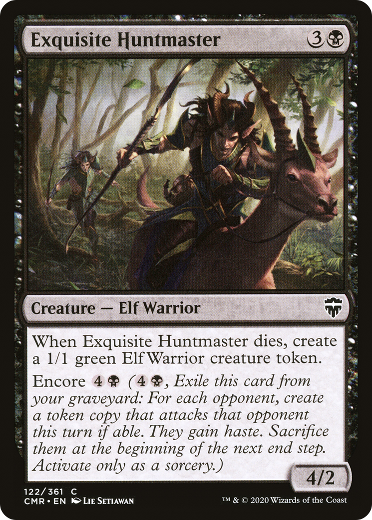 Exquisite Huntmaster (CMR-122) - Commander Legends Foil - Premium MTG Single from Wizards of the Coast - Just $0.08! Shop now at Game Crave Tournament Store