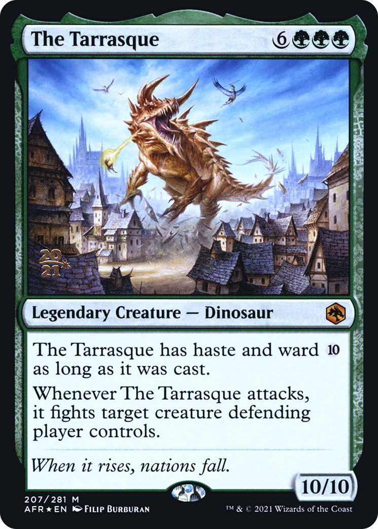 The Tarrasque (PAFR-207S) - Adventures in the Forgotten Realms Promos Foil - Premium MTG Single from Wizards of the Coast - Just $6.78! Shop now at Game Crave Tournament Store
