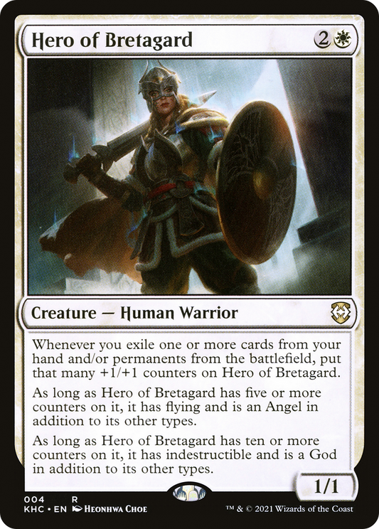 Hero of Bretagard (KHC-004) - Kaldheim Commander - Premium MTG Single from Wizards of the Coast - Just $0.08! Shop now at Game Crave Tournament Store