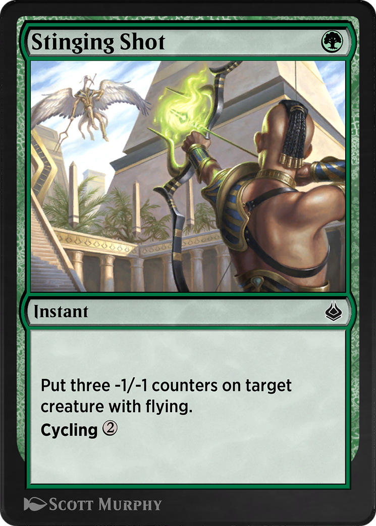 Stinging Shot (AKR-221) - Amonkhet Remastered - Premium MTG Single from Wizards of the Coast - Just $0! Shop now at Game Crave Tournament Store