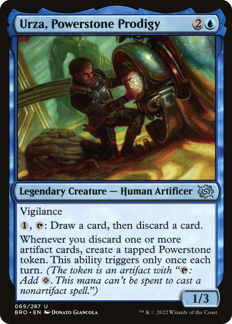 Urza, Powerstone Prodigy (BRO-069) - The Brothers' War - Premium MTG Single from Wizards of the Coast - Just $0.25! Shop now at Game Crave Tournament Store