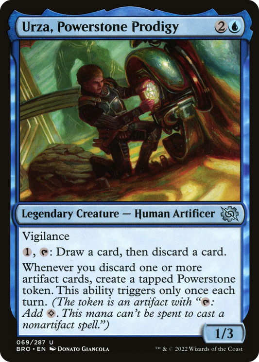 Urza, Powerstone Prodigy (BRO-069) - The Brothers' War - Premium MTG Single from Wizards of the Coast - Just $0.25! Shop now at Game Crave Tournament Store