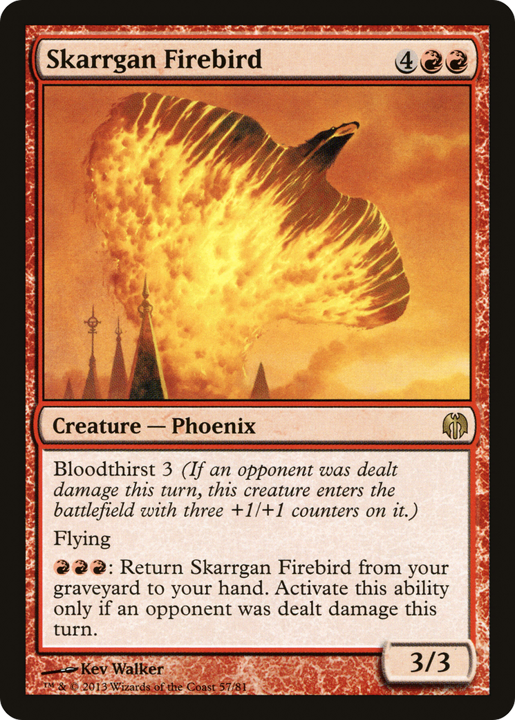 Skarrgan Firebird (DDL-057) - Duel Decks: Heroes vs. Monsters - Premium MTG Single from Wizards of the Coast - Just $0.25! Shop now at Game Crave Tournament Store