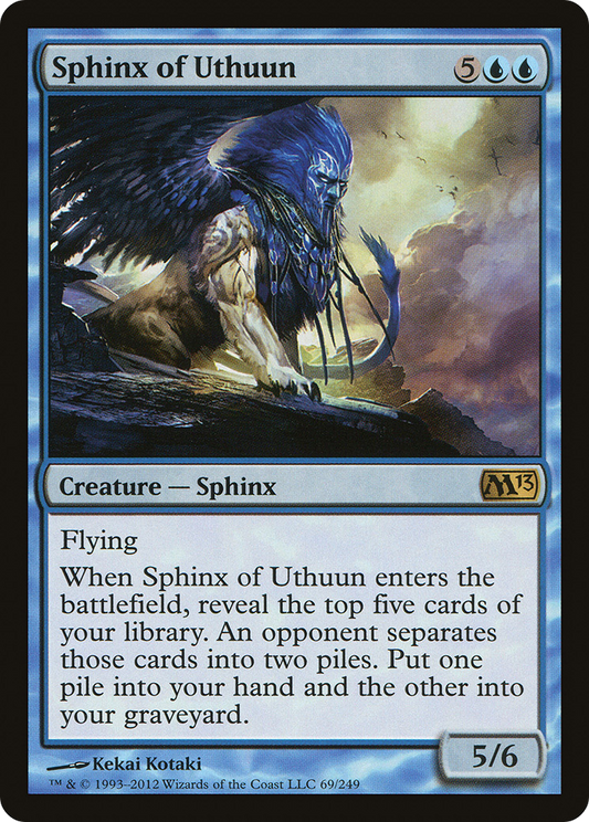Sphinx of Uthuun (M13-069) - Magic 2013 - Premium MTG Single from Wizards of the Coast - Just $0.25! Shop now at Game Crave Tournament Store