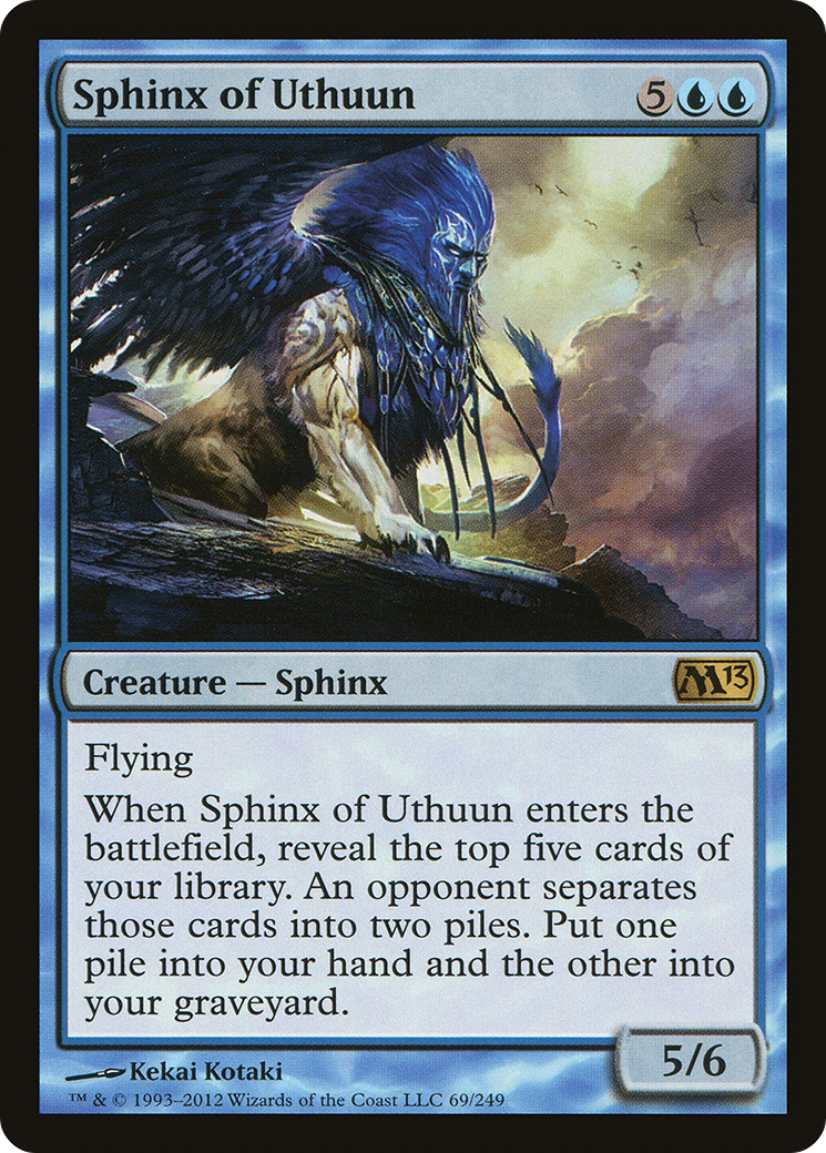 Sphinx of Uthuun (M13-069) - Magic 2013 Foil - Premium MTG Single from Wizards of the Coast - Just $0.25! Shop now at Game Crave Tournament Store