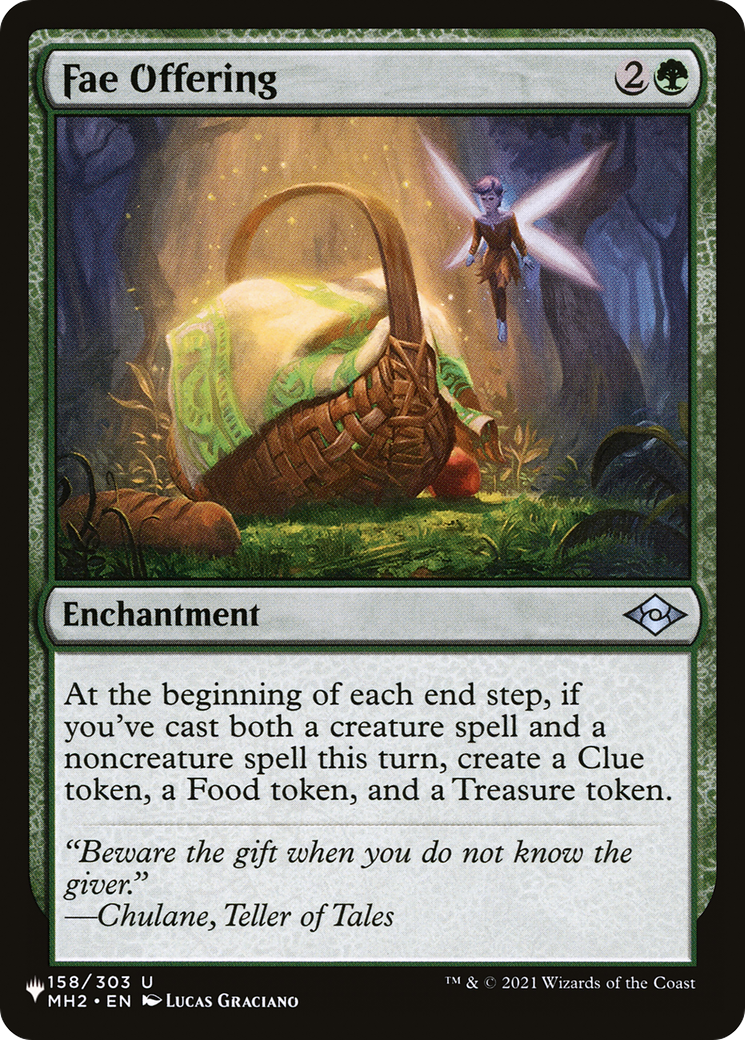 Fae Offering (PLIST-1272) - The List - Premium MTG Single from Wizards of the Coast - Just $0.26! Shop now at Game Crave Tournament Store