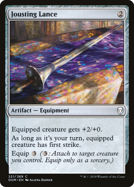 Jousting Lance (DOM-221) - Dominaria - Premium MTG Single from Wizards of the Coast - Just $0.08! Shop now at Game Crave Tournament Store