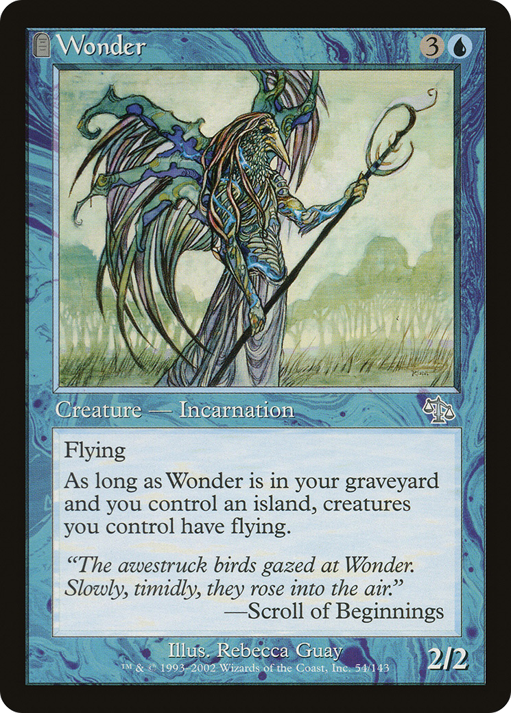 Wonder (JUD-054) - Judgment: (tombstone) Foil - Premium MTG Single from Wizards of the Coast - Just $32.82! Shop now at Game Crave Tournament Store