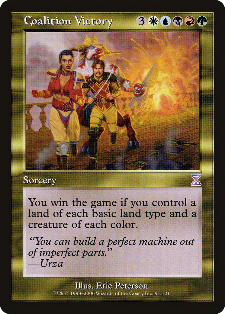 Coalition Victory (TSB-091) - Time Spiral Timeshifted - Premium MTG Single from Wizards of the Coast - Just $3.56! Shop now at Game Crave Tournament Store