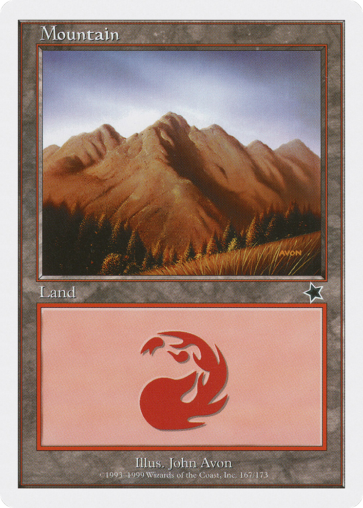 Mountain (S99-167) - Starter 1999 - Premium MTG Single from Wizards of the Coast - Just $0.08! Shop now at Game Crave Tournament Store