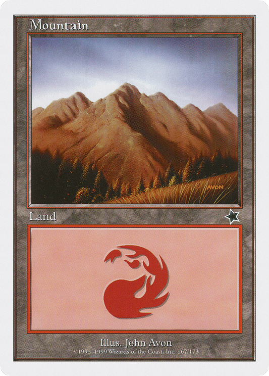Mountain (S99-167) - Starter 1999 - Premium MTG Single from Wizards of the Coast - Just $0.08! Shop now at Game Crave Tournament Store