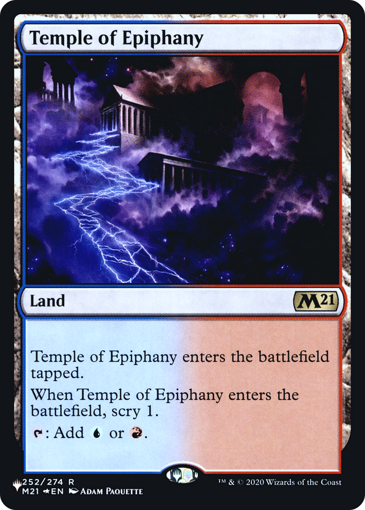 Temple of Epiphany (PHED-076) - Heads I Win, Tails You Lose Foil - Premium MTG Single from Wizards of the Coast - Just $0.08! Shop now at Game Crave Tournament Store