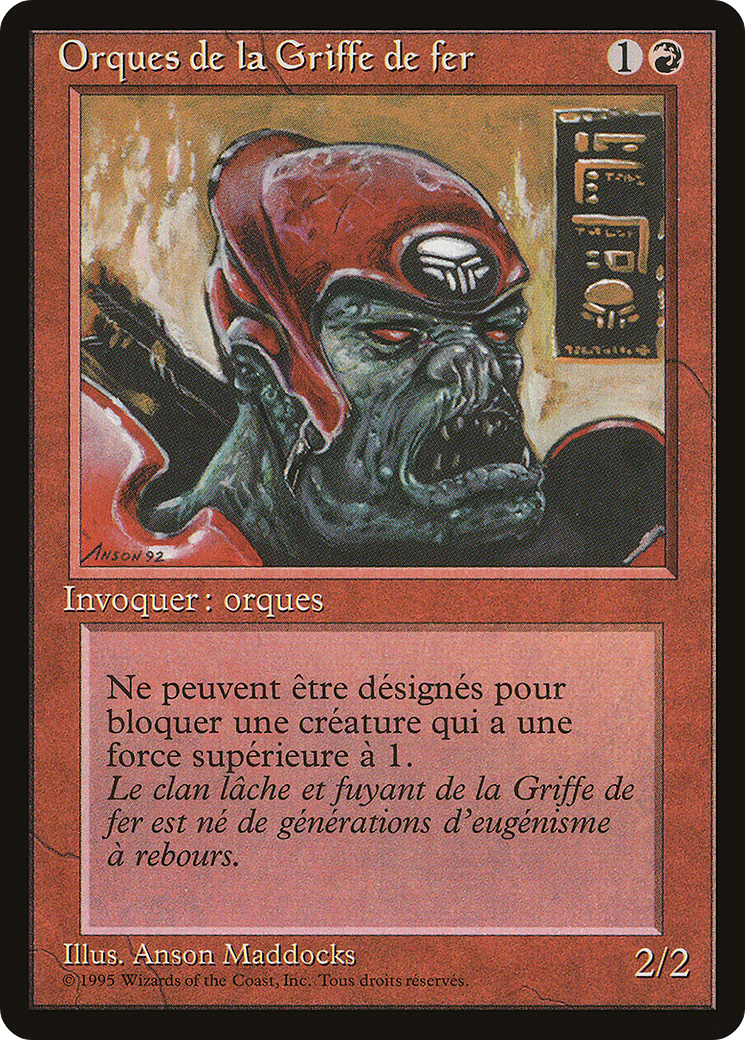 Ironclaw Orcs (REN-091) - Renaissance - Premium MTG Single from Wizards of the Coast - Just $0.72! Shop now at Game Crave Tournament Store