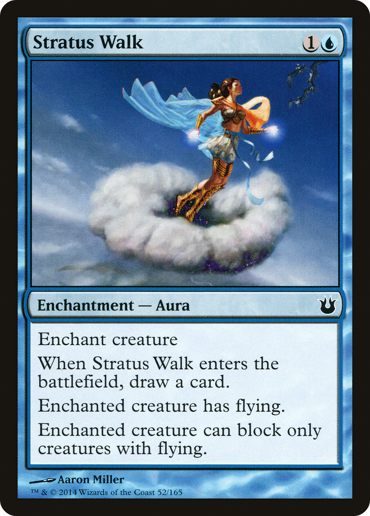 Stratus Walk (BNG-052) - Born of the Gods Foil - Premium MTG Single from Wizards of the Coast - Just $0.08! Shop now at Game Crave Tournament Store