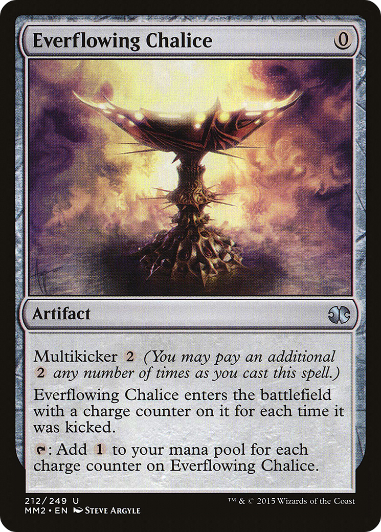 Everflowing Chalice (MM2-212) - Modern Masters 2015 Foil - Premium MTG Single from Wizards of the Coast - Just $0.34! Shop now at Game Crave Tournament Store