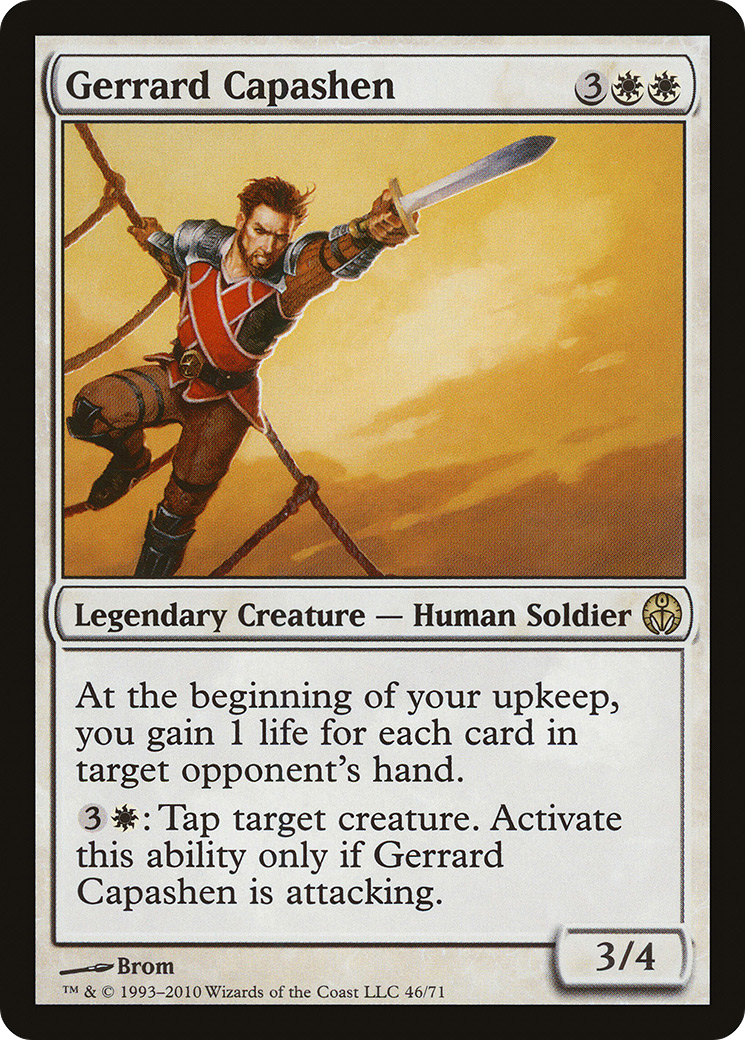 Gerrard Capashen (DDE-046) - Duel Decks: Phyrexia vs. the Coalition - Premium MTG Single from Wizards of the Coast - Just $0.13! Shop now at Game Crave Tournament Store