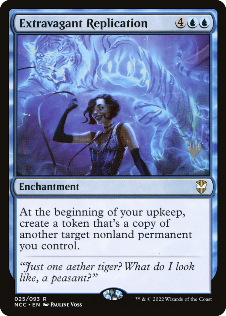 Extravagant Replication (PNCC-25P) - New Capenna Commander Promos Foil - Premium MTG Single from Wizards of the Coast - Just $10.80! Shop now at Game Crave Tournament Store
