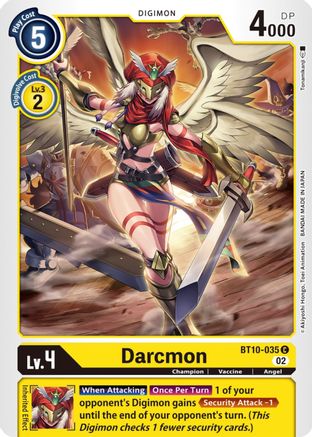 Darcmon (BT10-035) - Xros Encounter - Premium Digimon Single from Bandai - Just $0.25! Shop now at Game Crave Tournament Store