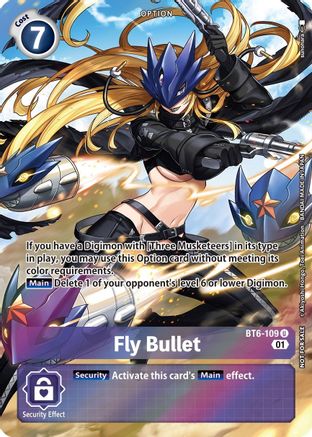 Fly Bullet (Premium Deck Set) (BT6-109) - Double Diamond Foil - Premium Digimon Single from Bandai - Just $0.41! Shop now at Game Crave Tournament Store