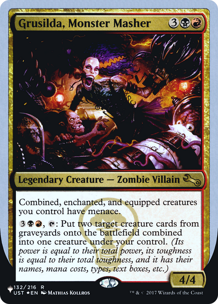 Grusilda, Monster Masher (UPLIST-048) - The List (Unfinity Foil Edition) Foil - Premium MTG Single from Wizards of the Coast - Just $0.25! Shop now at Game Crave Tournament Store