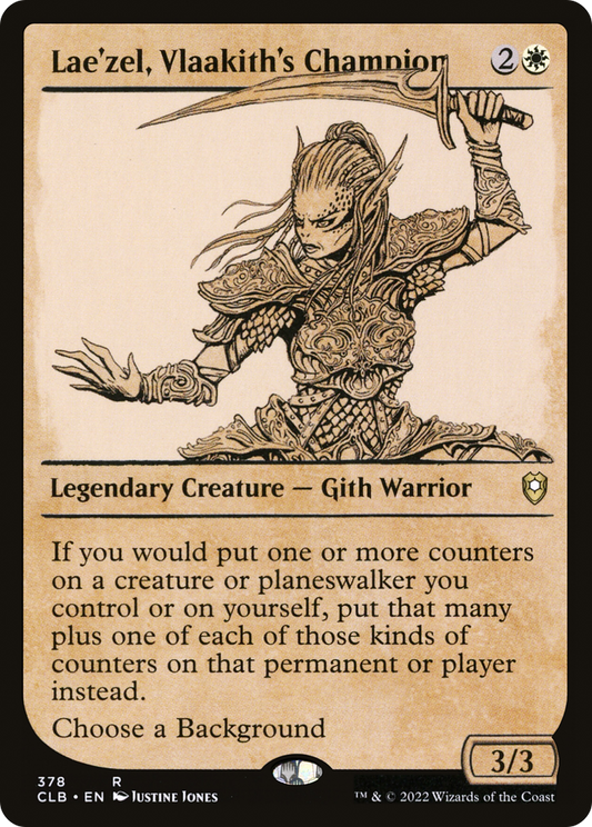 Lae'zel, Vlaakith's Champion (CLB-378) - Commander Legends: Battle for Baldur's Gate: (Showcase) - Premium MTG Single from Wizards of the Coast - Just $0.29! Shop now at Game Crave Tournament Store