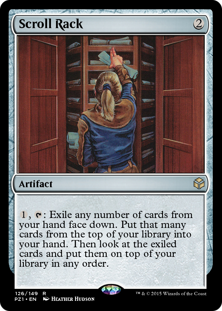 Scroll Rack (PZ1-126) - Legendary Cube Prize Pack Foil - Premium MTG Single from Wizards of the Coast - Just $0! Shop now at Game Crave Tournament Store