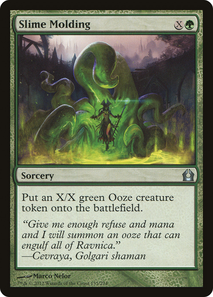 Slime Molding (RTR-135) - Return to Ravnica - Premium MTG Single from Wizards of the Coast - Just $0.08! Shop now at Game Crave Tournament Store